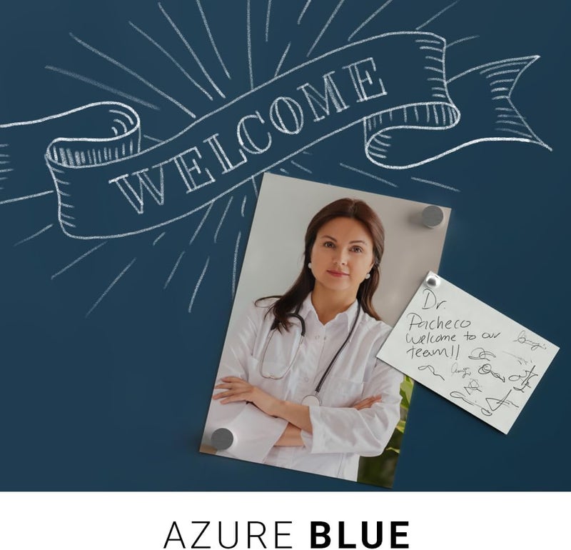 Magnetize-It! Magnetic Chalkboard Paint (Water Based) – Azure Blue Deco Color Extra Strong and Sustainable, All-Purpose Interior 1L - Image 2